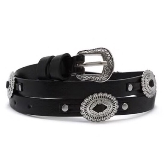 black western style belt